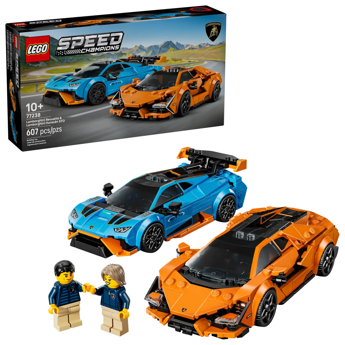 Lego Speed Champions Lamborghini Revuelto & Huracan Sto