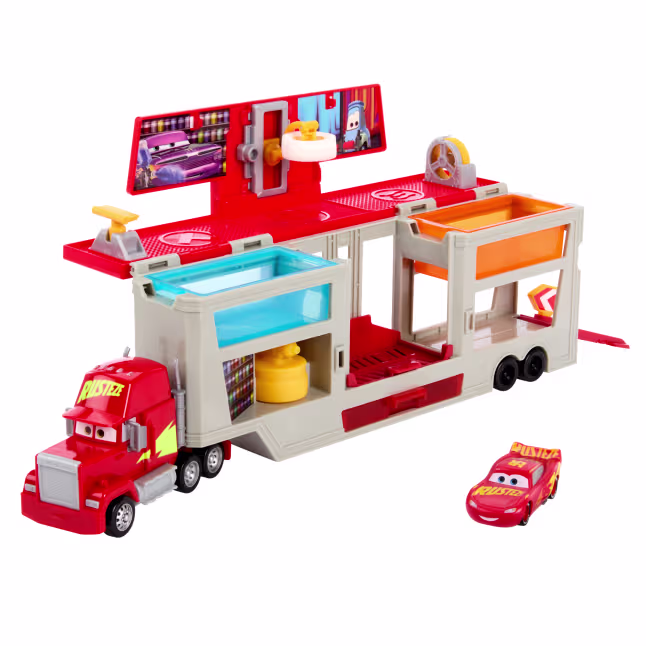Disney And Pixar Color Changers Mobile Paint Shop Mack Playset