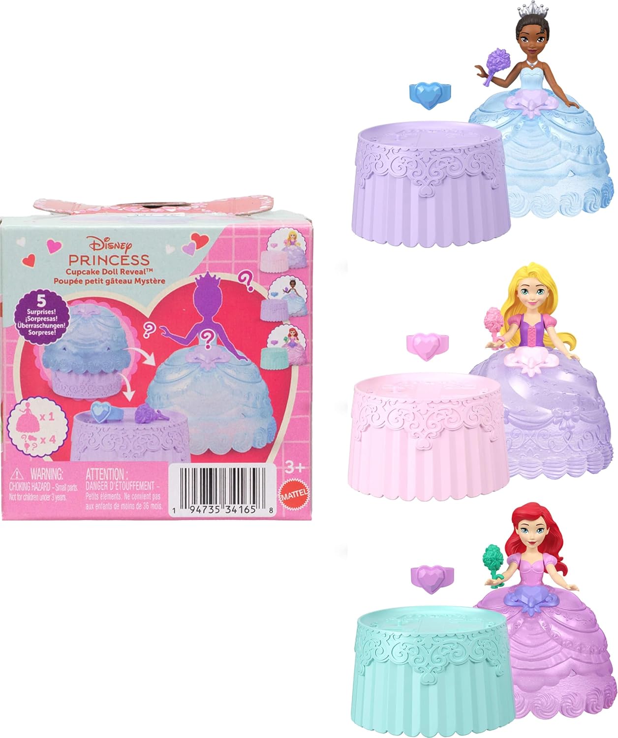 Mattel Disney Cupcake Roll Reveal