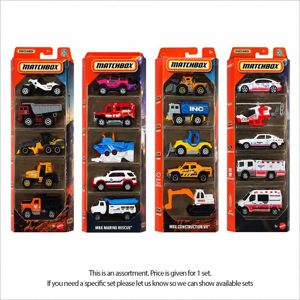 Matchbox Basic 5 Pack Asst.