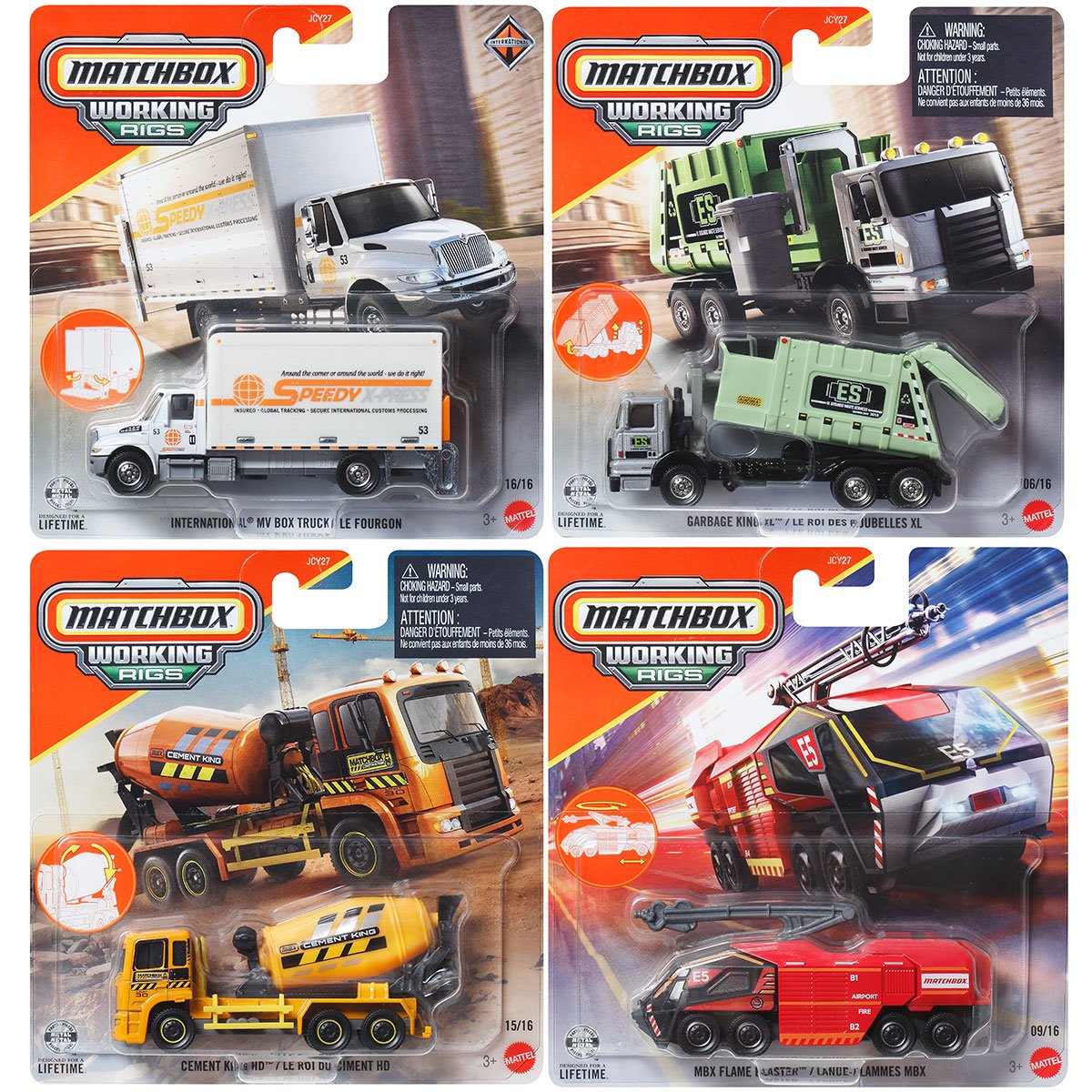 Matchbox Working Rigs Asst.