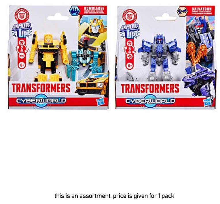 Transformers Cyber Armoured Changer Asst