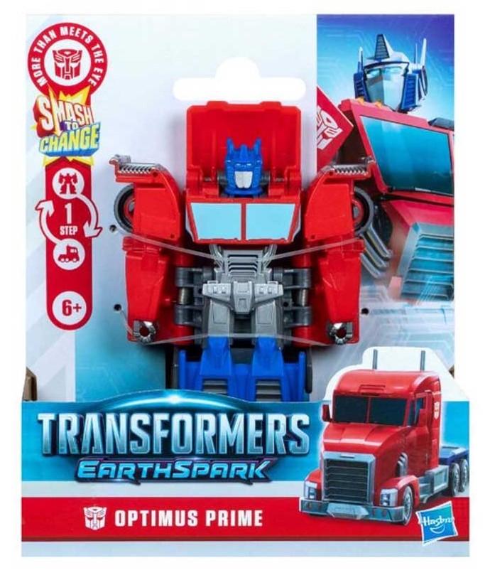 Transformers Earthspark 1 Step Smash Changer Asst Optimus
