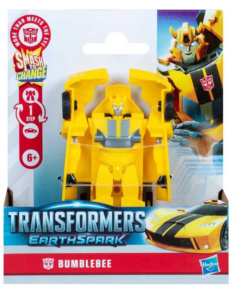 Transformers Earthspark 1 Step Smash Changer Bumblebee