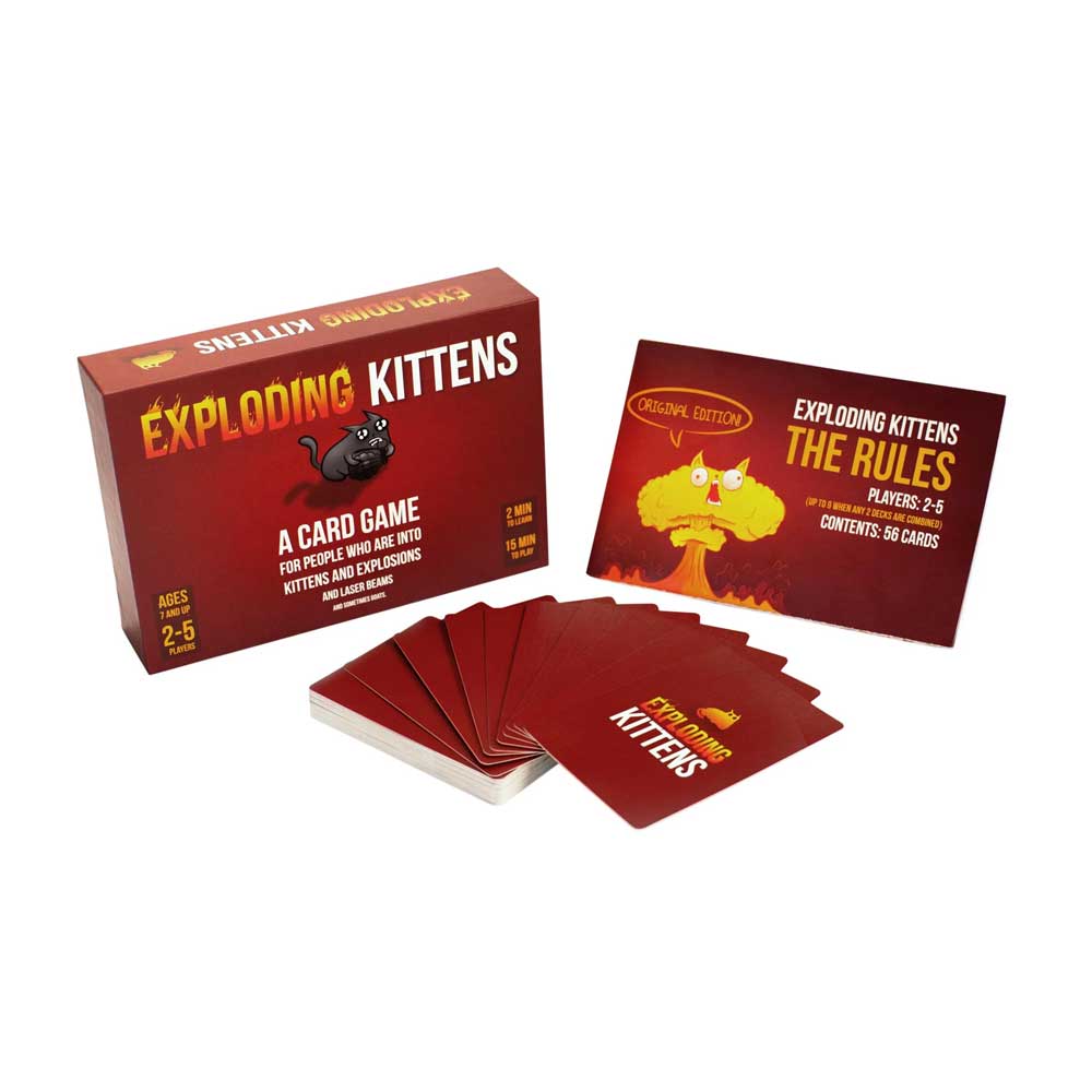 Waya Kittens Explosive Cat Game Cards