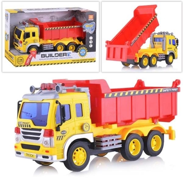 Waya 1:16 Inertia Dump Truck Vehicle with Light & Music