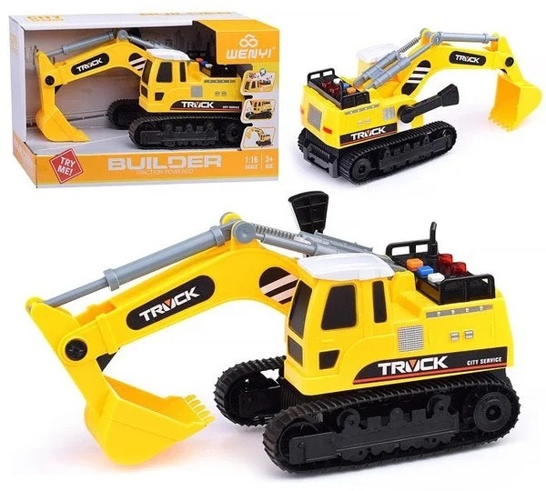 Waya 1:16 Inertial Excavator with Light & Sound