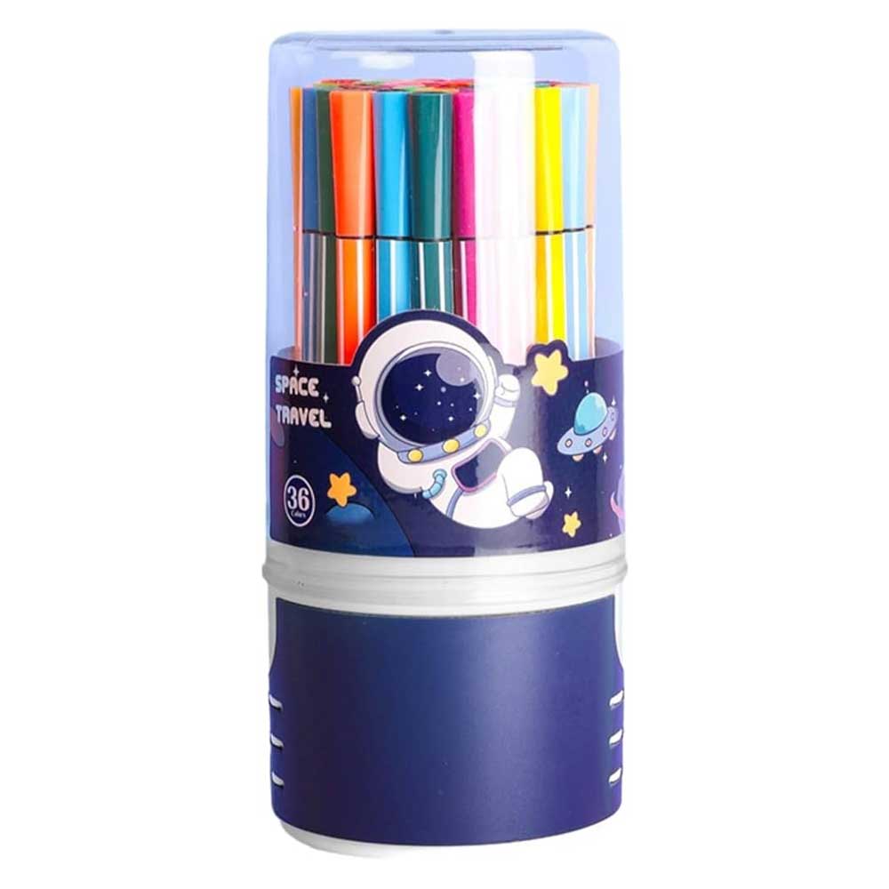 Waya Washable Watercolor Pens Bucket 24 Colours