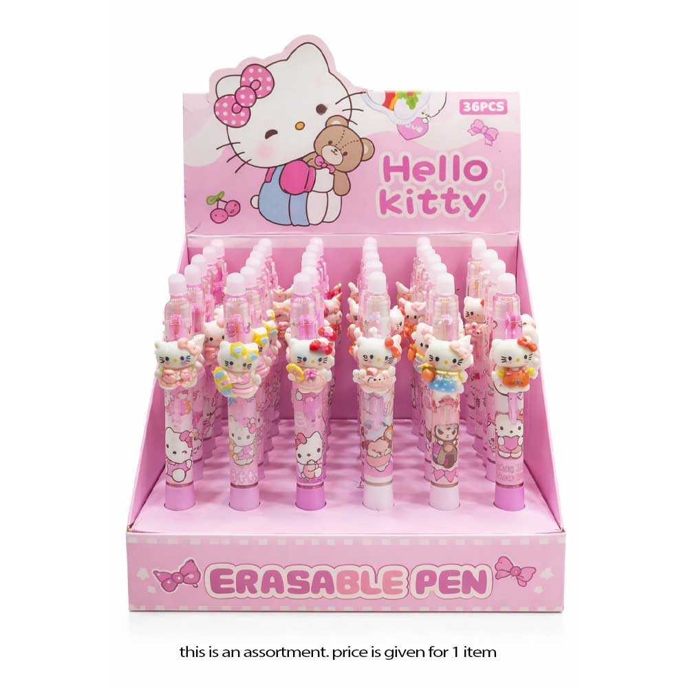 Waya 36 Cartoon Erasable Pens Asst.