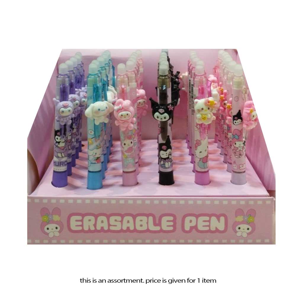 Waya 36 Cartoon Erasable Pens Asst.