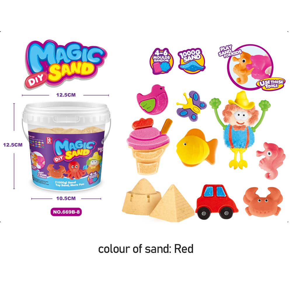 Waya Colorful Space Sand 1kg – Red