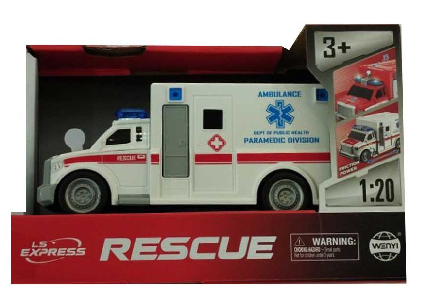 Waya 1:20 Ambulance (Sound And Light)