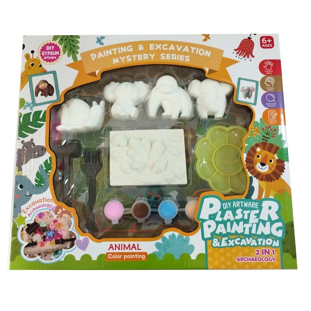 Waya Archaeological Painting Plaster Set 2in1 - Animal 