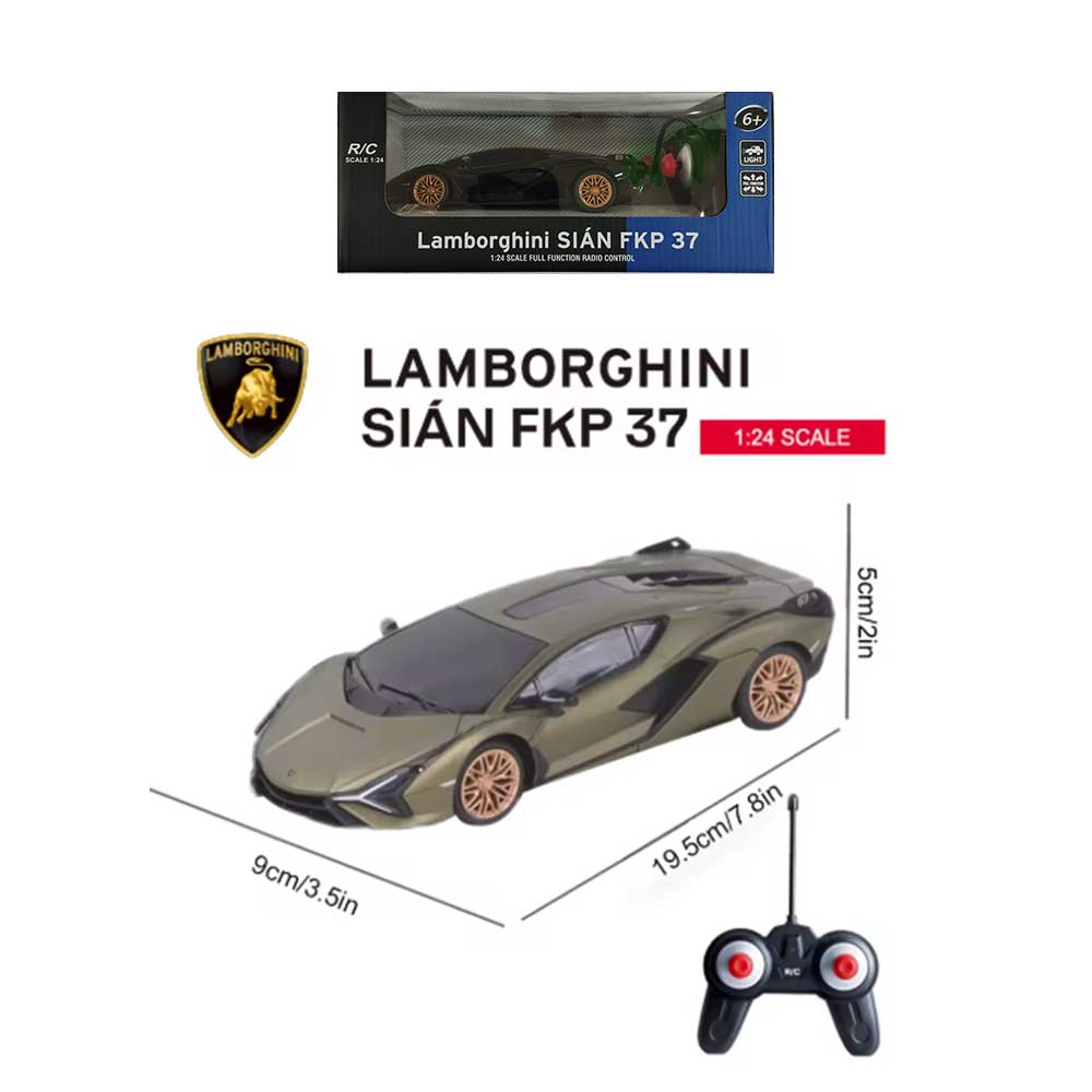 Waya 1:24 Remote Control Lamborghini Sian Car