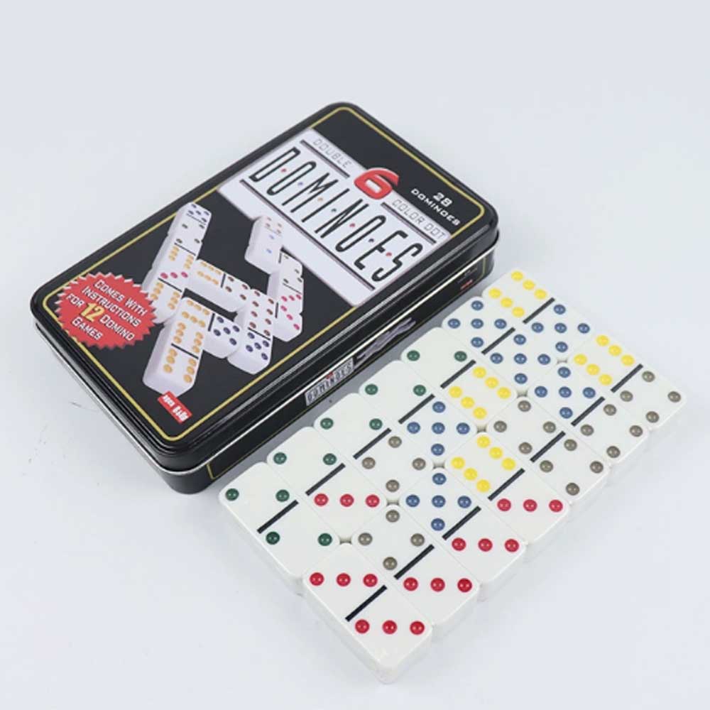 Waya Domino Double Six 28pcs In Tin Box