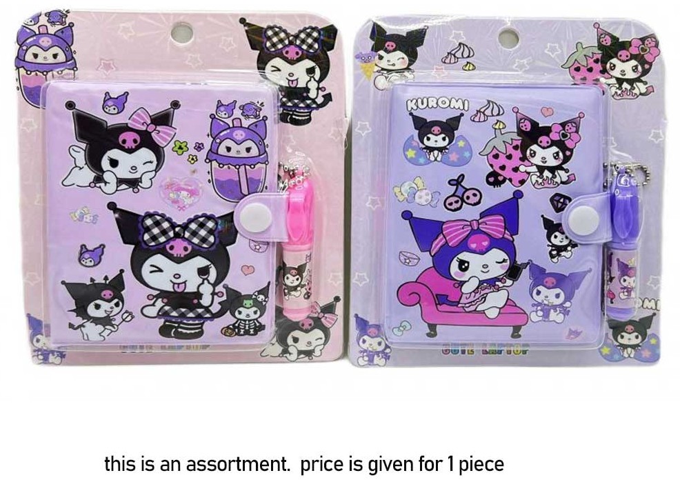 Waya Sanrio Kuromi Notebook and Pen 