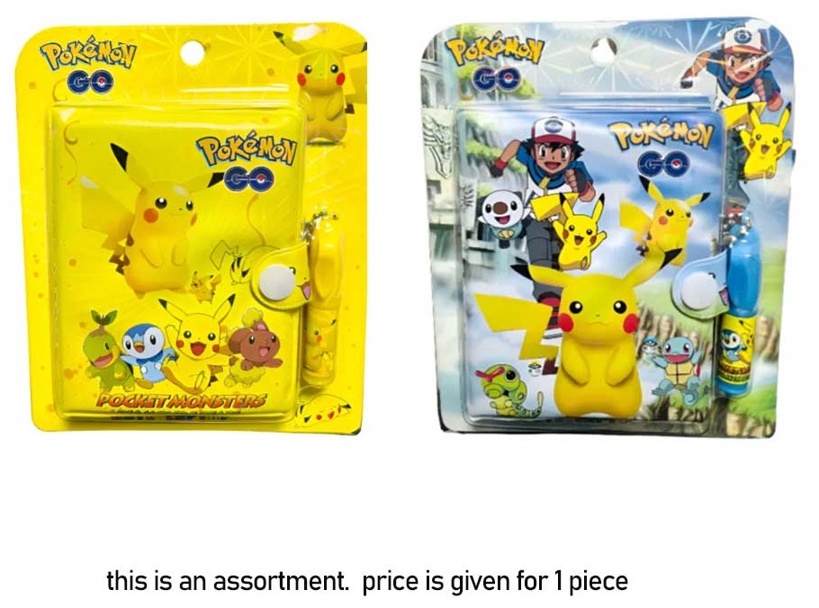 Waya Pikachu Theme Notebook and Pen