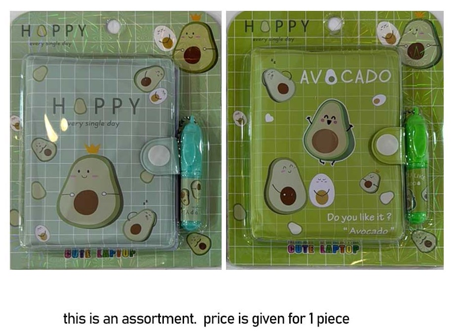 Waya Avocado Theme Notebook and Pen