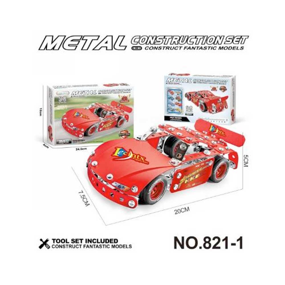 Waya Metal Models 193 pcs Red Racing Car