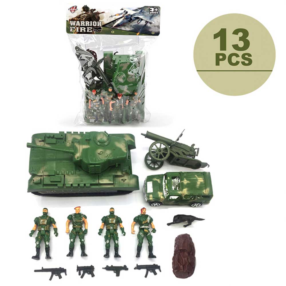 Waya Warrior Fire Military Playset