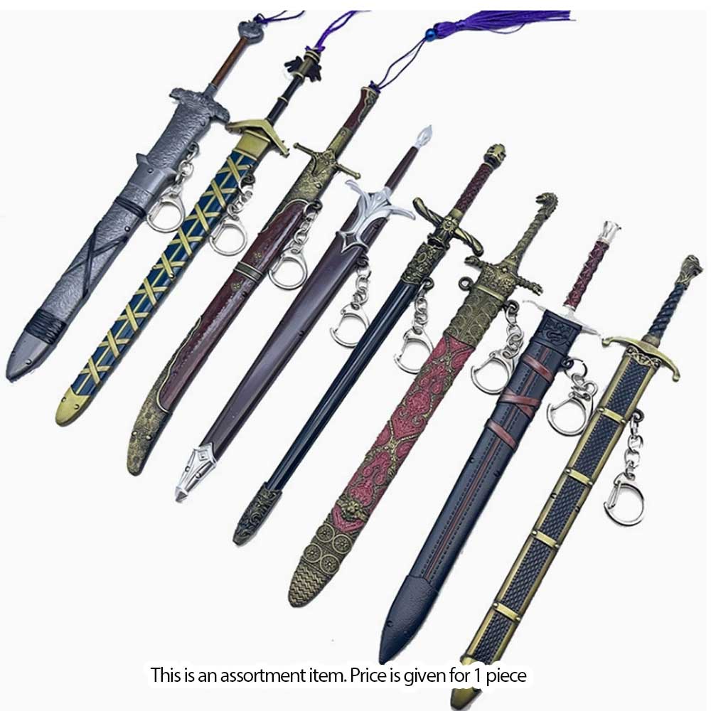 Waya Alice's Sword Zinc Alloy Ornaments Asst.