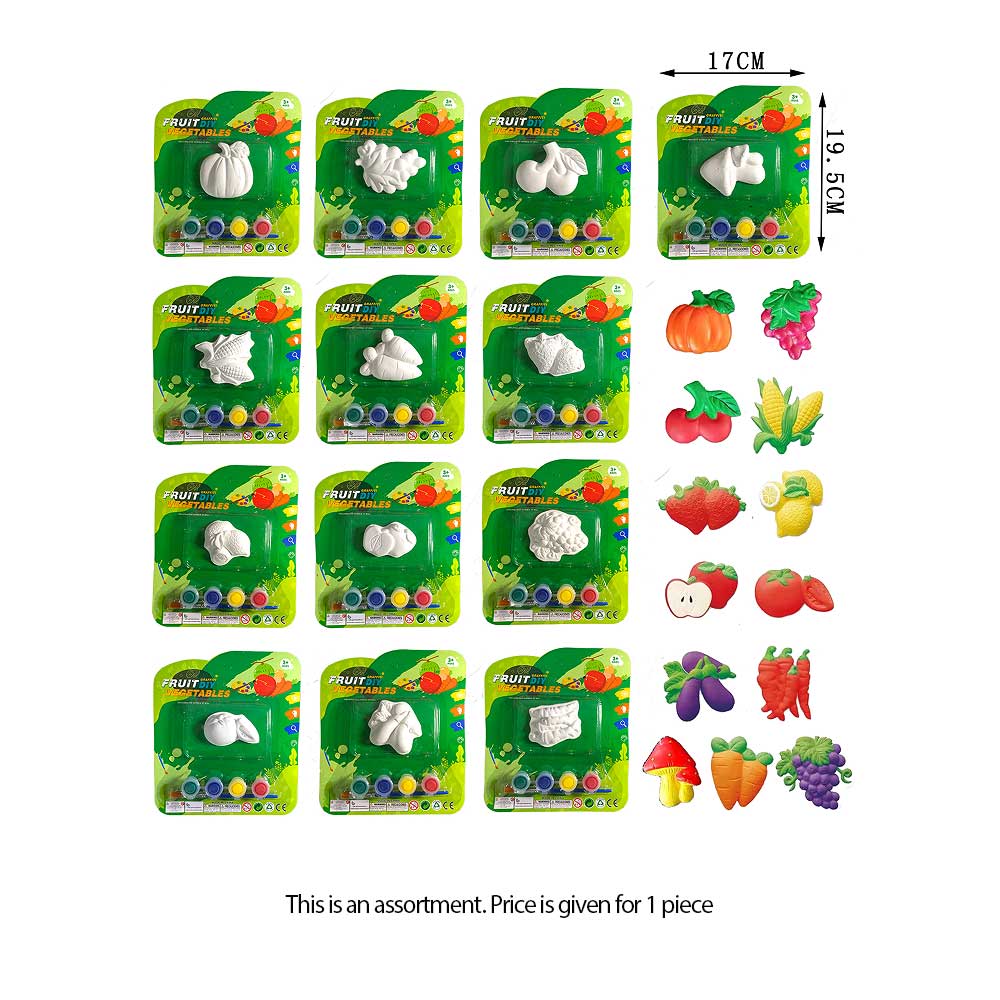 Waya Gypsum Painting (Vegetables/Fruits)