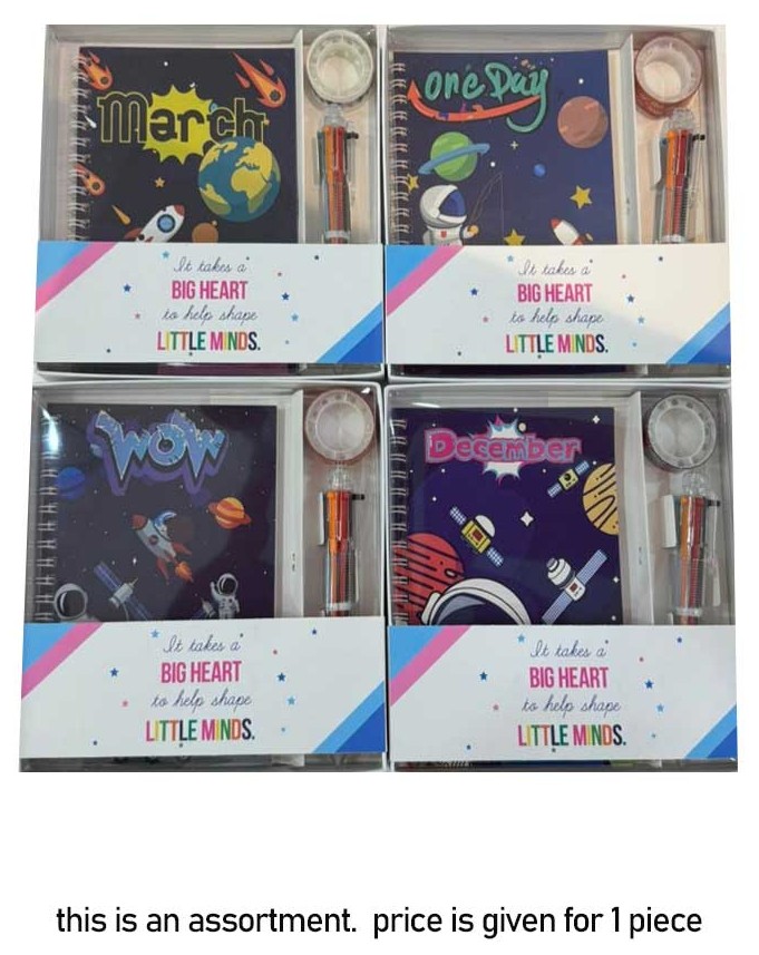 Waya Space Astronaut Theme Notebook Set