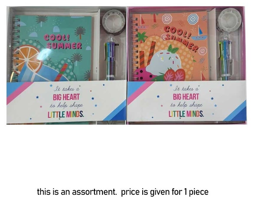 Waya Summer Theme Notebook and Pen