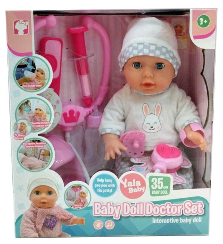 Waya Yala Baby Doll Doctor with Medical Set