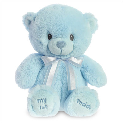 Aurora My First Teddy Blue - 11 inch