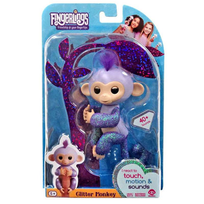 Fingerlings Glitter Monkey - Kiki
