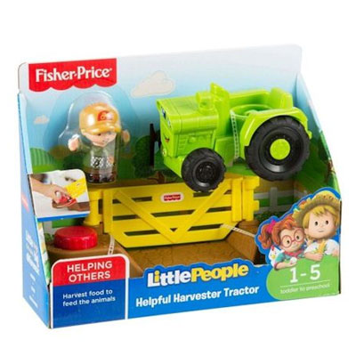 Fisher-Price Little People Helpful Harvester Tractor