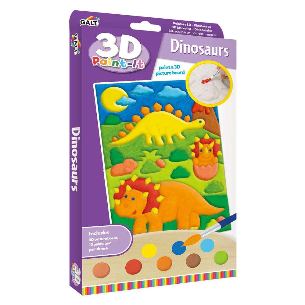 Galt 3D Paint-Its - Dinosaurs