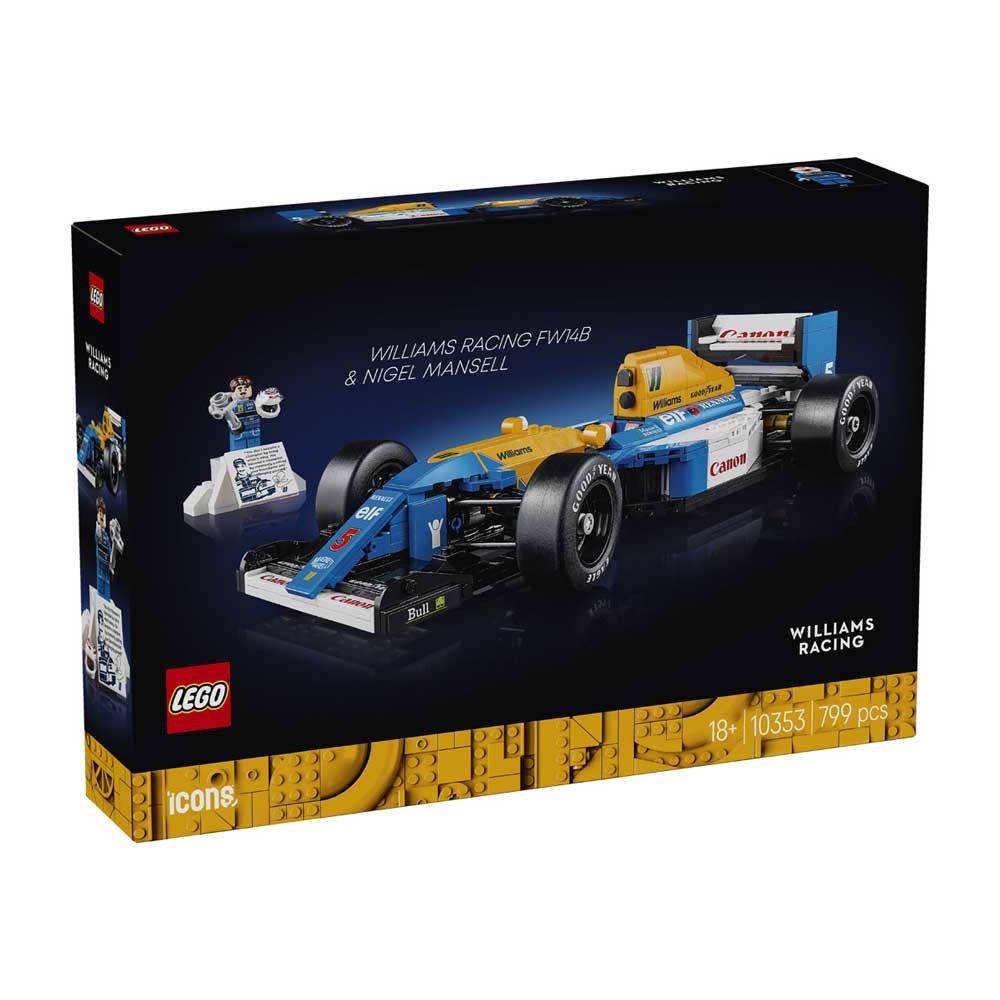 Lego Icons Williams Racing FW14B & Nigel Mansell