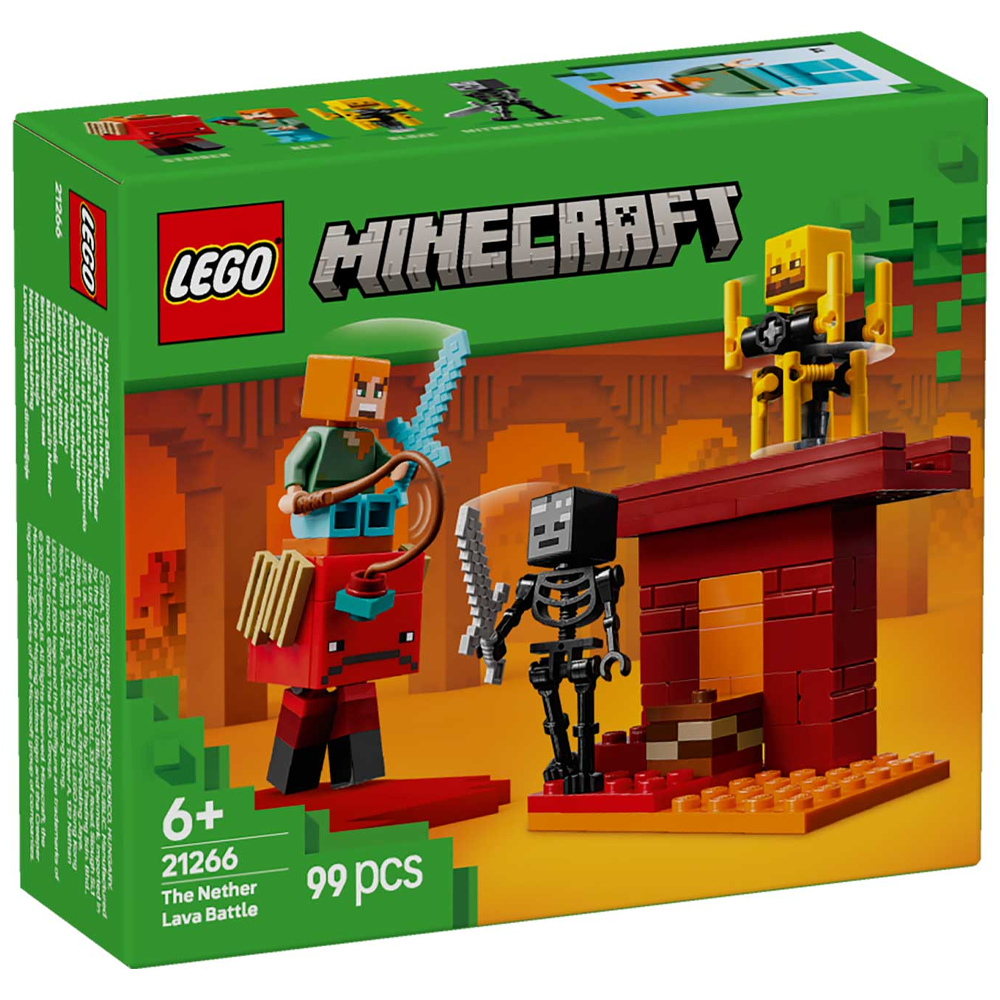 Lego Minecraft The Nether Lava Battle