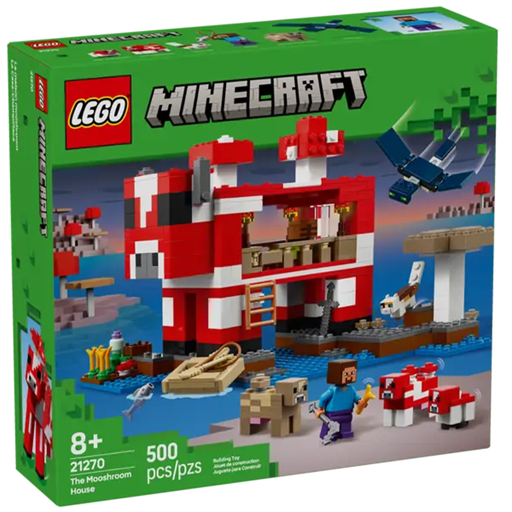 Lego Minecraft The Mooshroom House