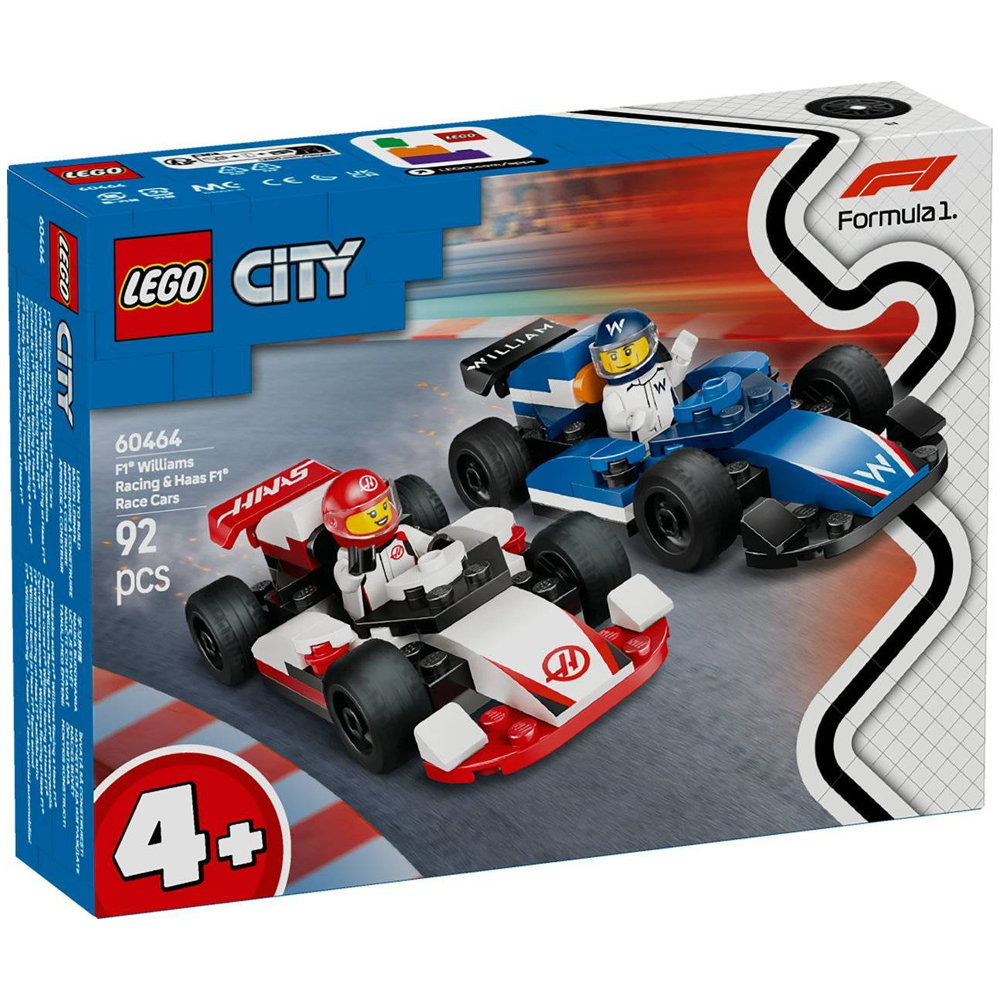 Lego City Williams Racing & Haas