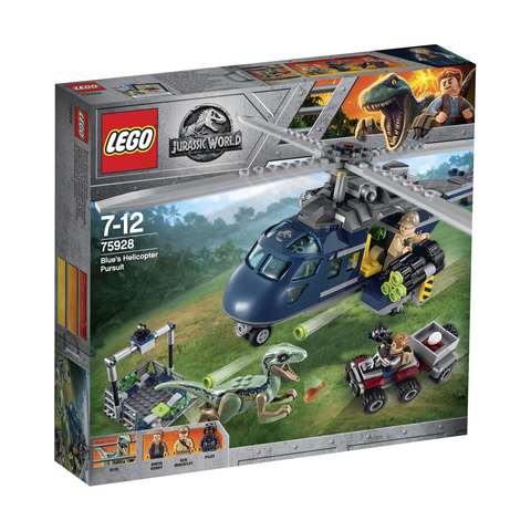 Lego Jurassic World Blues Helicopter Pursuit