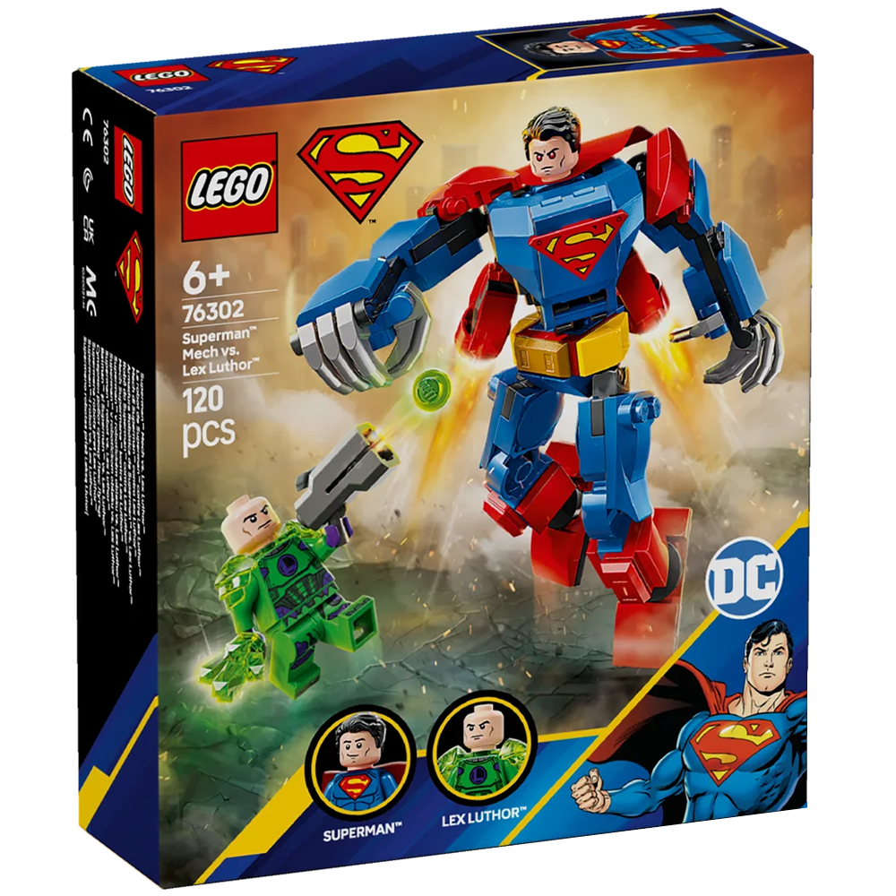 Lego Super Heroes Dc Superman Mech Vs. Lex Luthor