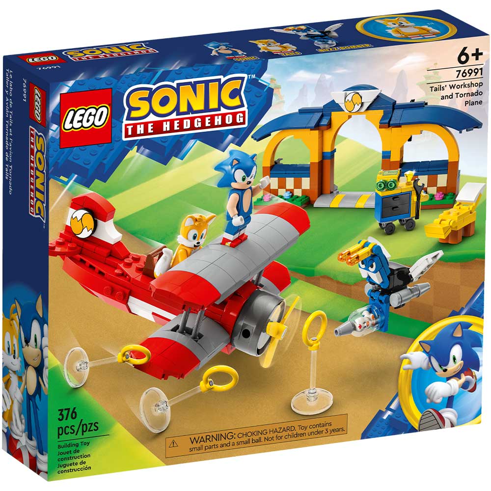 Lego Sonic The HedgehogTails’ Workshop and Tornado Plane