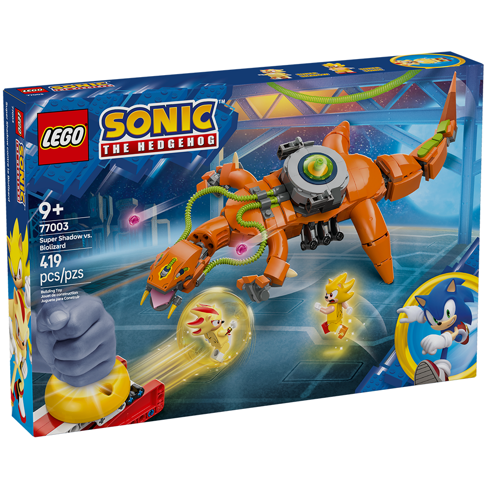 Lego Sonic Super Shadow Vs. Biolizard