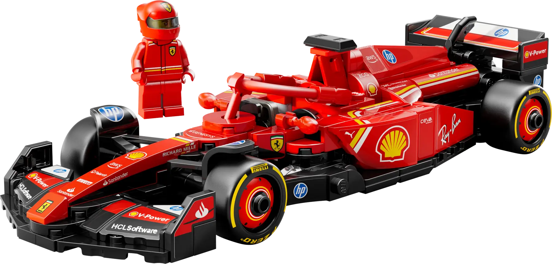 Lego Speed Champions Ferrari SF-24 F1 Race Car