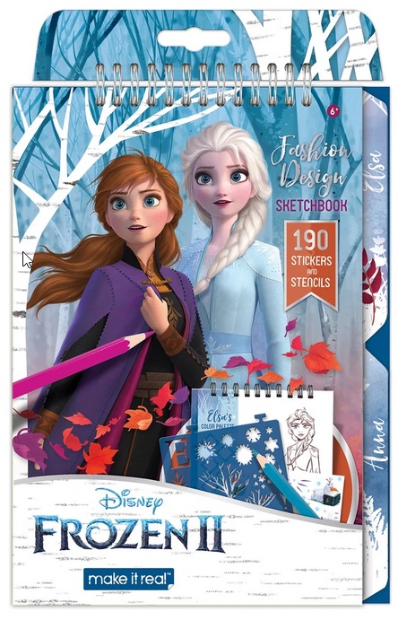 Make It Real Disney Frozen 2 Fashion Design Sketchbook