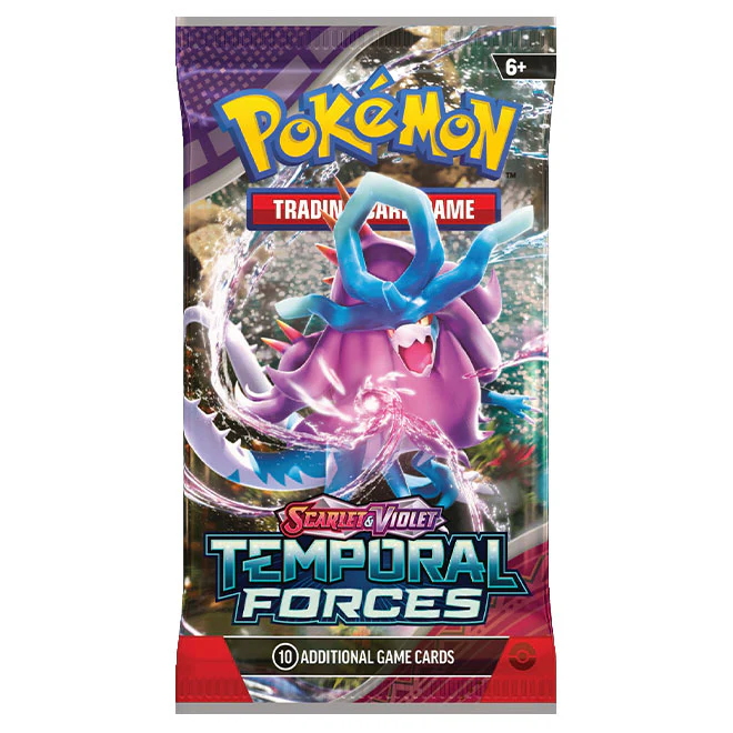 Pokemon TCG – Scarlet & Violet – Temporal Forces – 10 Card Booster