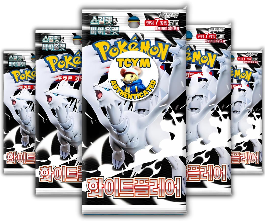 Pokemon TCG – Scarlet & Violet – White Flare (Korean) – 7 Card Booster