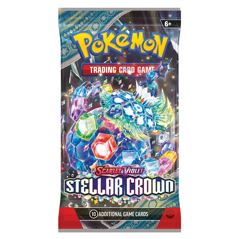 Pokemon TCG – Scarlet & Violet - Stellar Crown – 10 Card Booster (German)