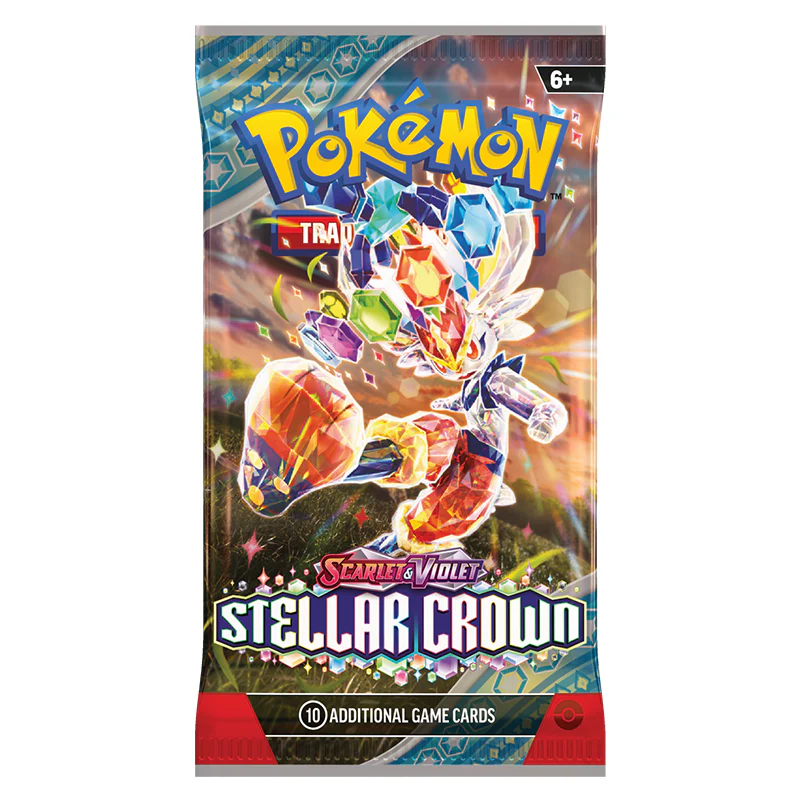 Pokemon TCG – Scarlet & Violet - Stellar Crown – 10 Card Booster (German)