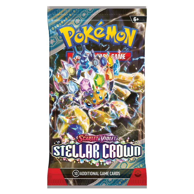 Pokemon TCG – Scarlet & Violet - Stellar Crown – 10 Card Booster (German)