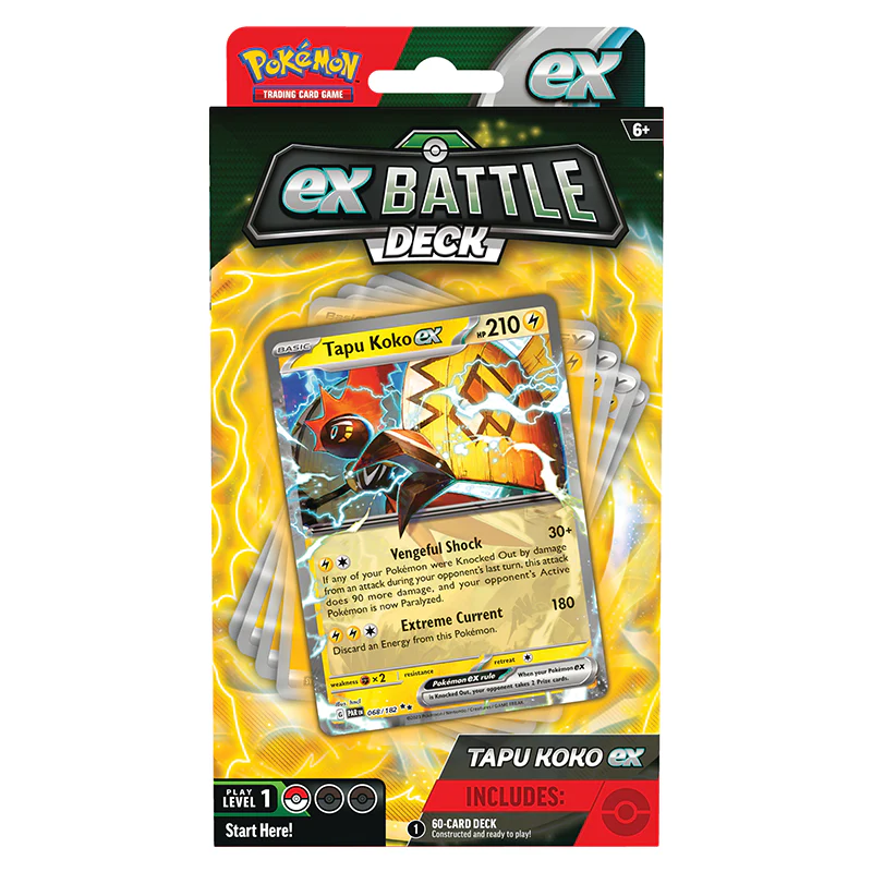 Pokemon TCG – Tapu Koko ex – 60 Card Battle Deck
