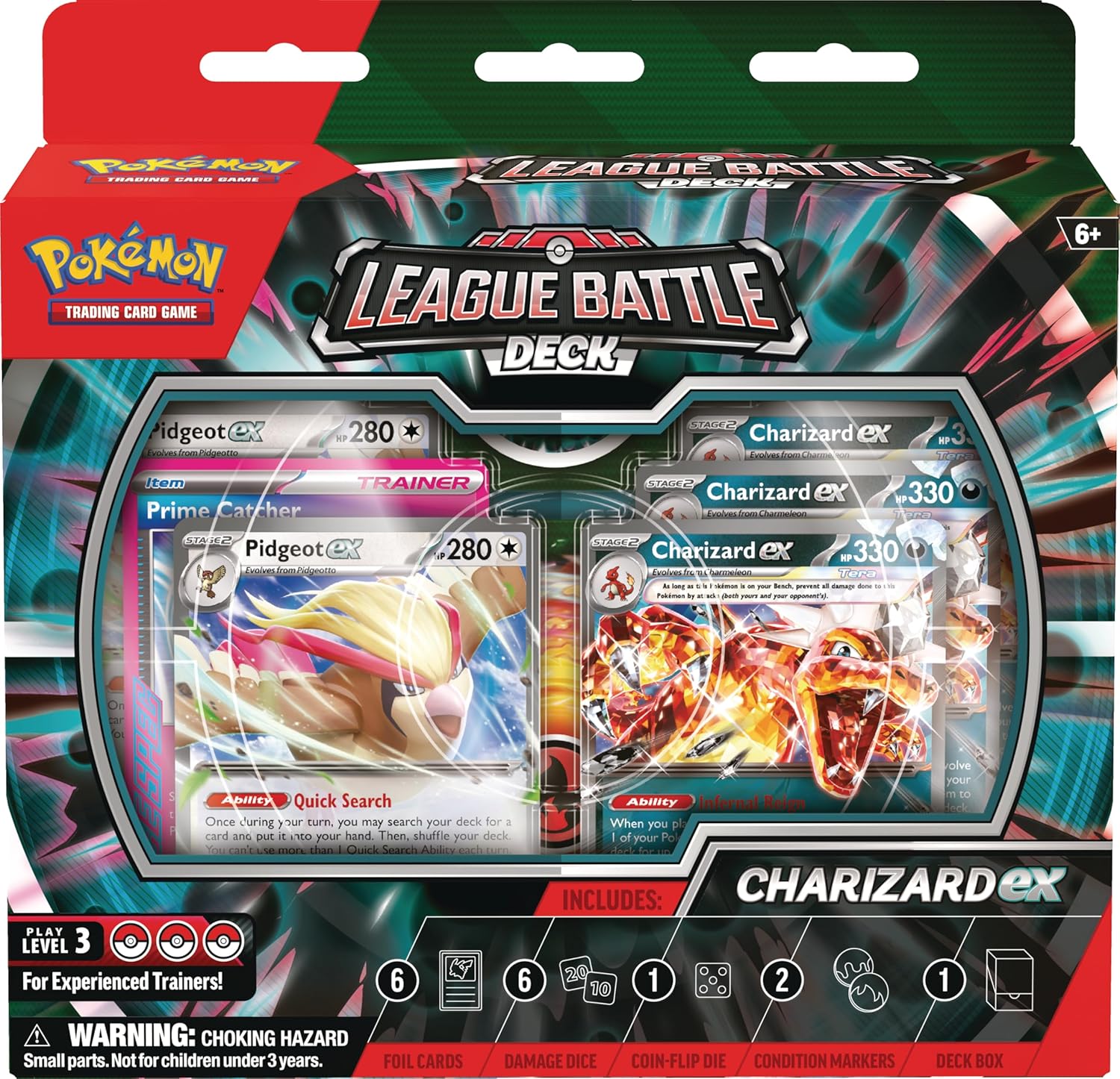 Pokemon TCG – Charizard ex- 60 Card League Battle Ceck